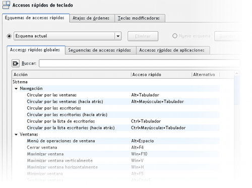 Configurador de Accesos Directos en KDE