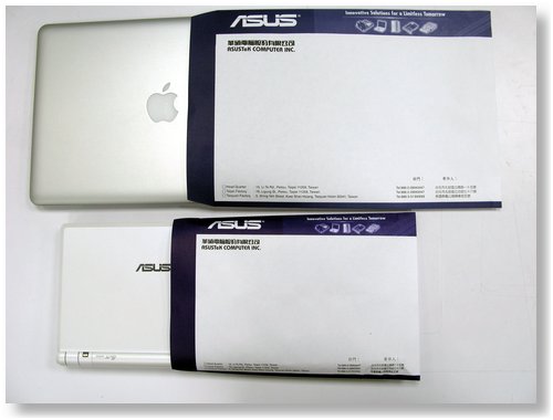 Asus Eeepc vs Mac Book Air de Apple