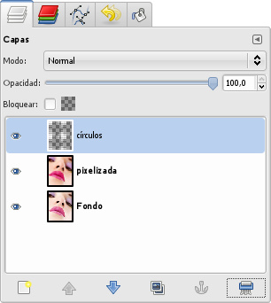 Captura del TUTORIAL de DISEÑO GRÁFICO con GIMP