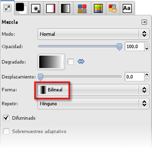 Captura del TUTORIAL de DISEÑO GRÁFICO con GIMP