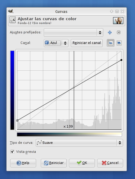 Captura del TUTORIAL de DISEÑO GRÁFICO con GIMP