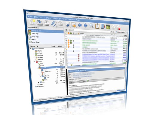 KMail, gestor de correo electrónico