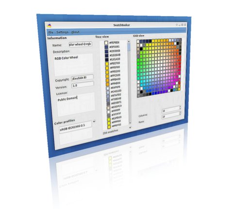 SwatchBooker, gestión de paletas de color