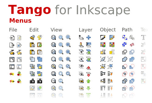 Tema Tango! para Inkscape