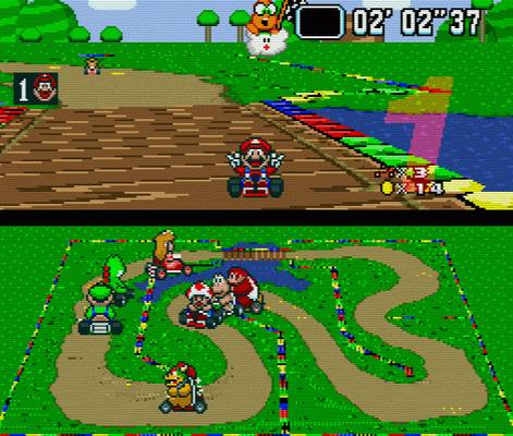 Mario Kart en Zsnes