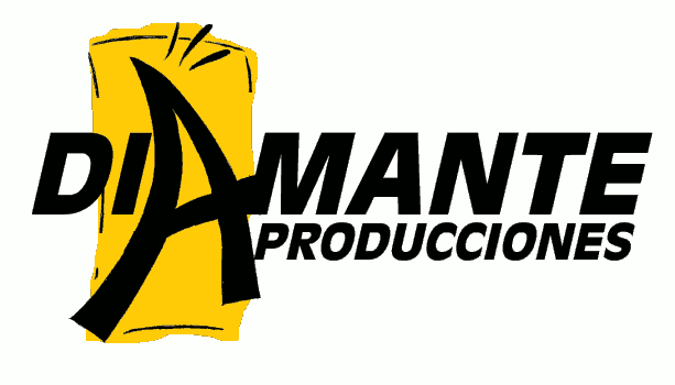 Logo de Diamante producciones a color