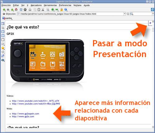 Modo web e impresión