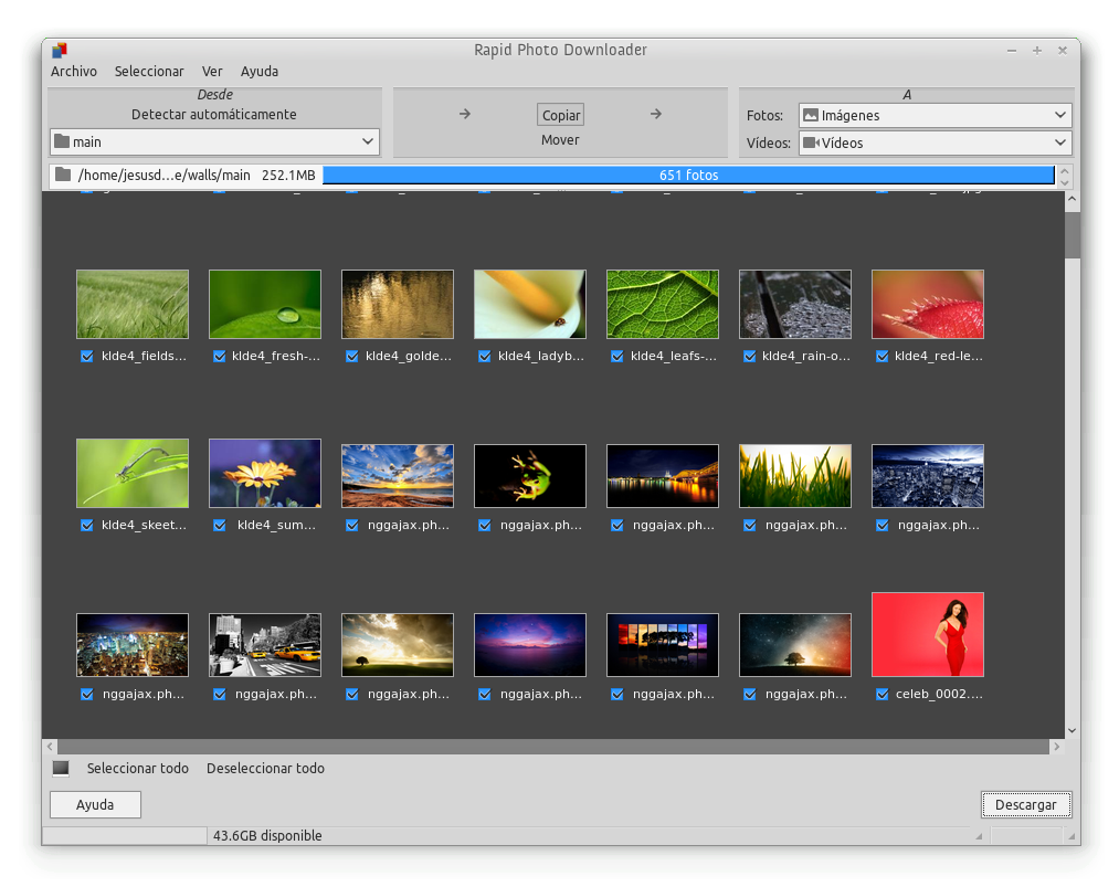 RAPID PHOTO DOWNLOADER
