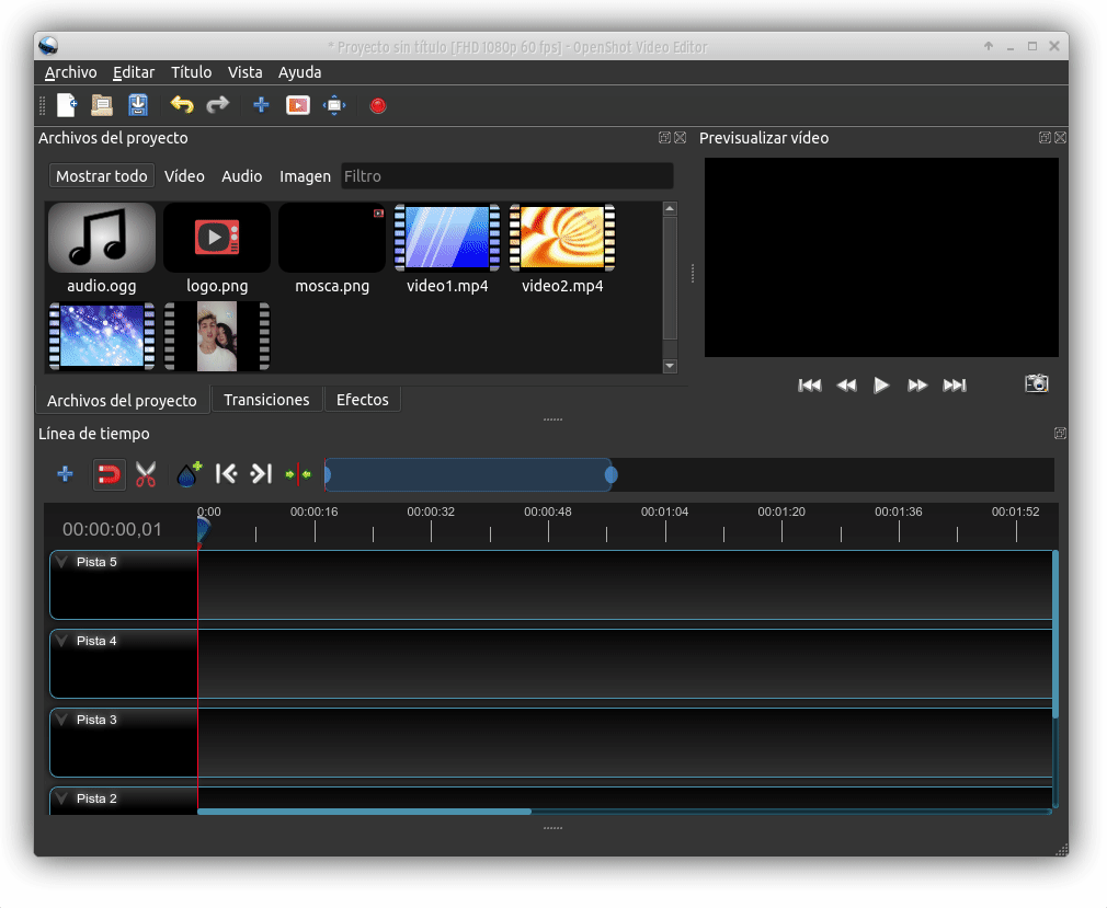 Openshot - Vídeo vertical a panorámico