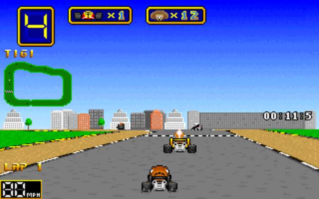 Skunny Kart en DosBox