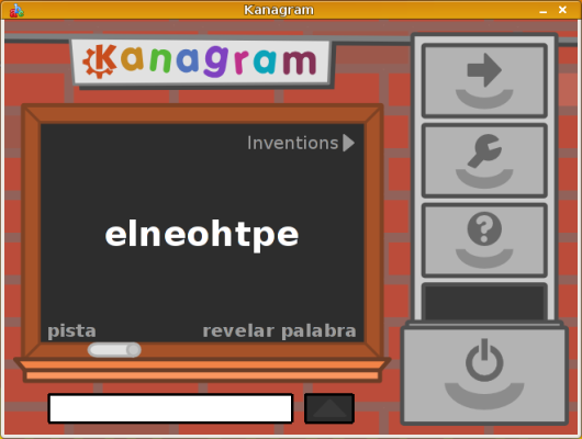 Kanagram, juego educativo para descubrir palabras