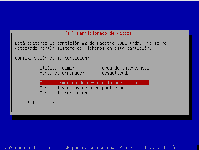 Instalación de Debian