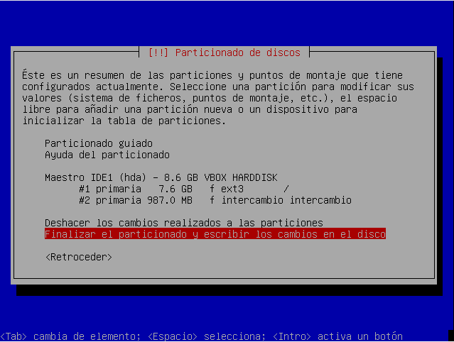 Instalación de Debian