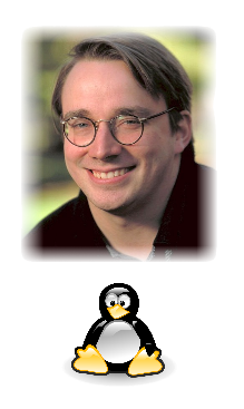 Linus Torvalds y Tux