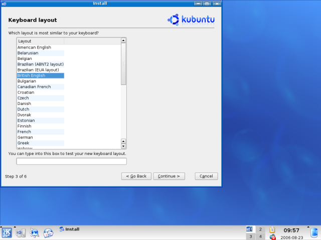 Instalación kubuntu