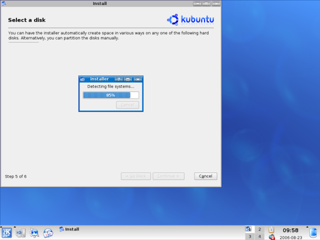 Instalación kubuntu